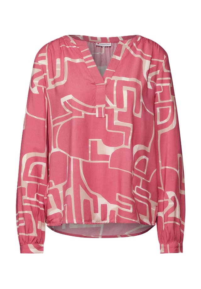 Блузка-Рубашка с разрезом по горловине Street One, красный
Блузка-Рубашка с разрезом по горловине Street One, красный