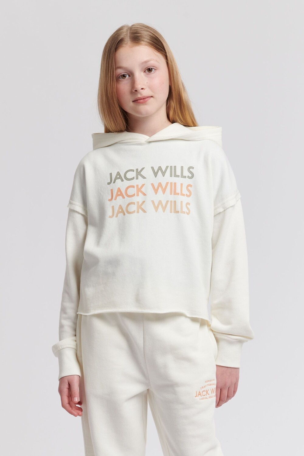 Девичье худи свободного кроя с логотипом Jack Wills, белый
Девичье худи свободного кроя с логотипом Jack Wills, белый