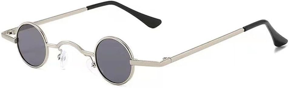 Солнцезащитные очки в стиле панк, классические маленькие круглые солнцезащитные очки для женщин, широкая переносица, металлическая оправа, черные линзы, очки для вождения WNCKSQ, Silver-black Grey
Солнцезащитные очки в стиле панк, классические маленькие круглые солнцезащитные очки для женщин, широкая переносица, металлическая оправа, черные линзы, очки для вождения WNCKSQ, Silver-black Grey