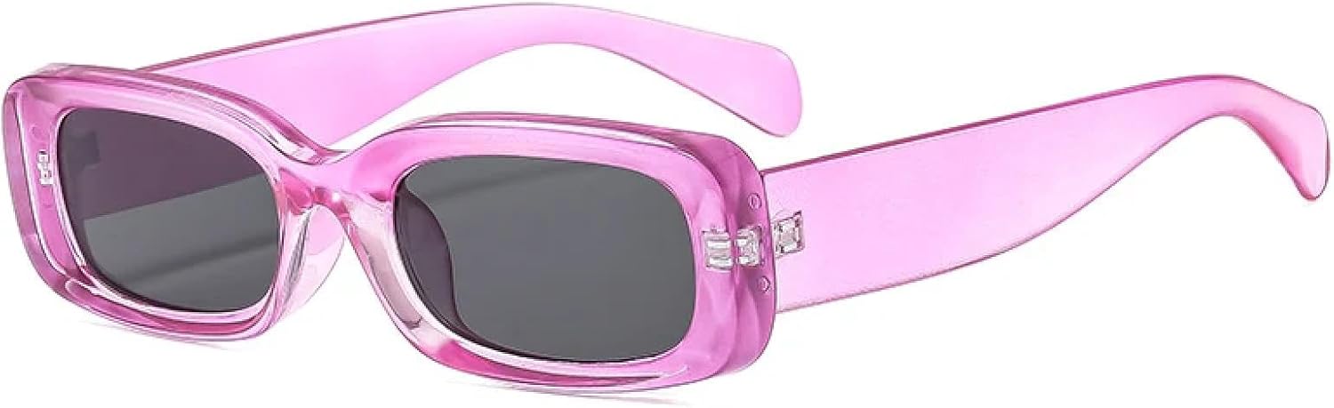 Панк-солнцезащитные очки прямоугольной формы для мужчин, роскошные солнцезащитные очки в толстой оправе для женщин, модные разноцветные очки с защитой от УФ-излучения UV400 HHZZYVY, Purple-black
Панк-солнцезащитные очки прямоугольной формы для мужчин, роскошные солнцезащитные очки в толстой оправе для женщин, модные разноцветные очки с защитой от УФ-излучения UV400 HHZZYVY, Purple-black