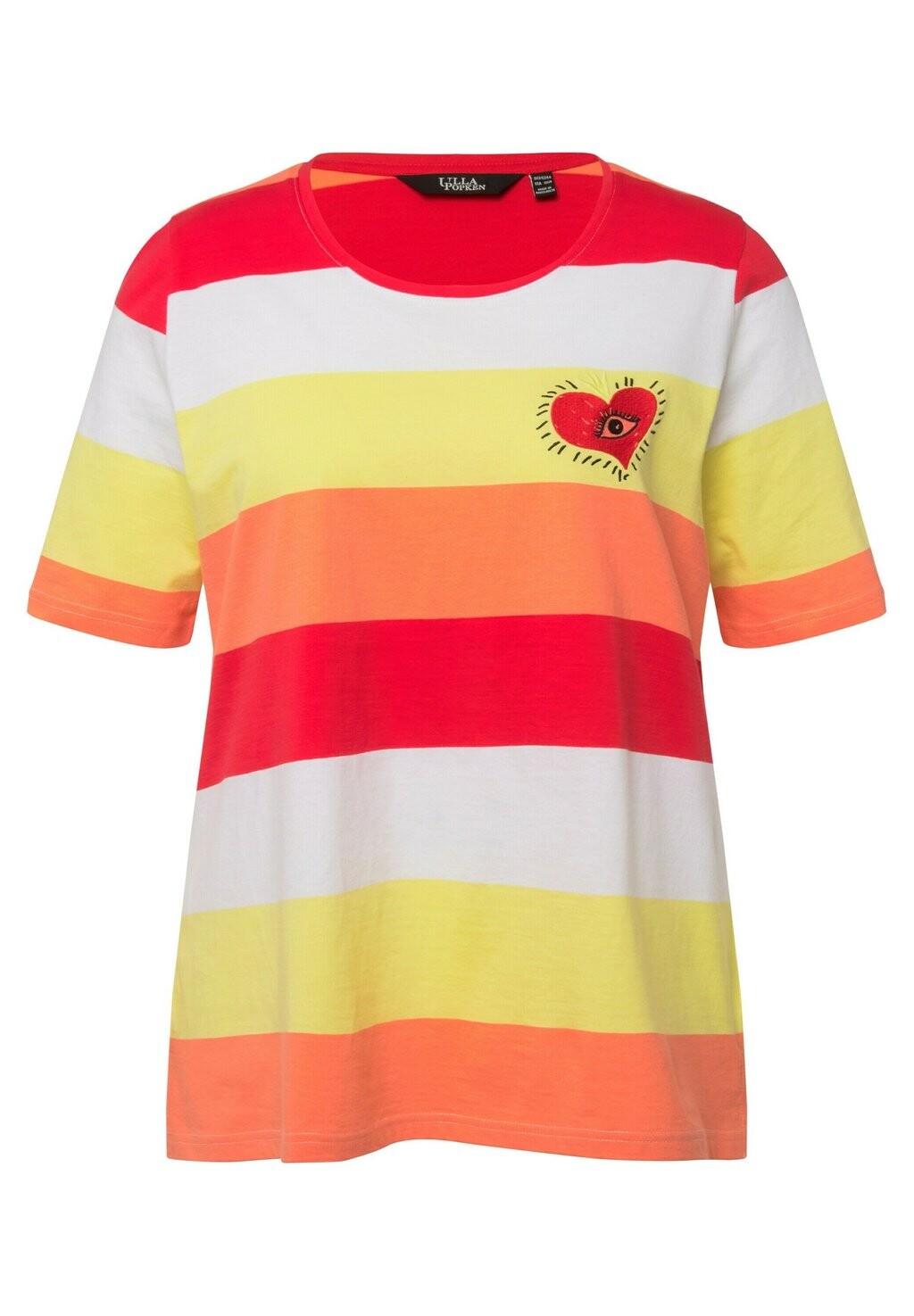 Футболка с принтом STRIPED EMBROIDERED LOGO SHORT SLEEVE Ulla Popken, коралл
Футболка с принтом STRIPED EMBROIDERED LOGO SHORT SLEEVE Ulla Popken, коралл