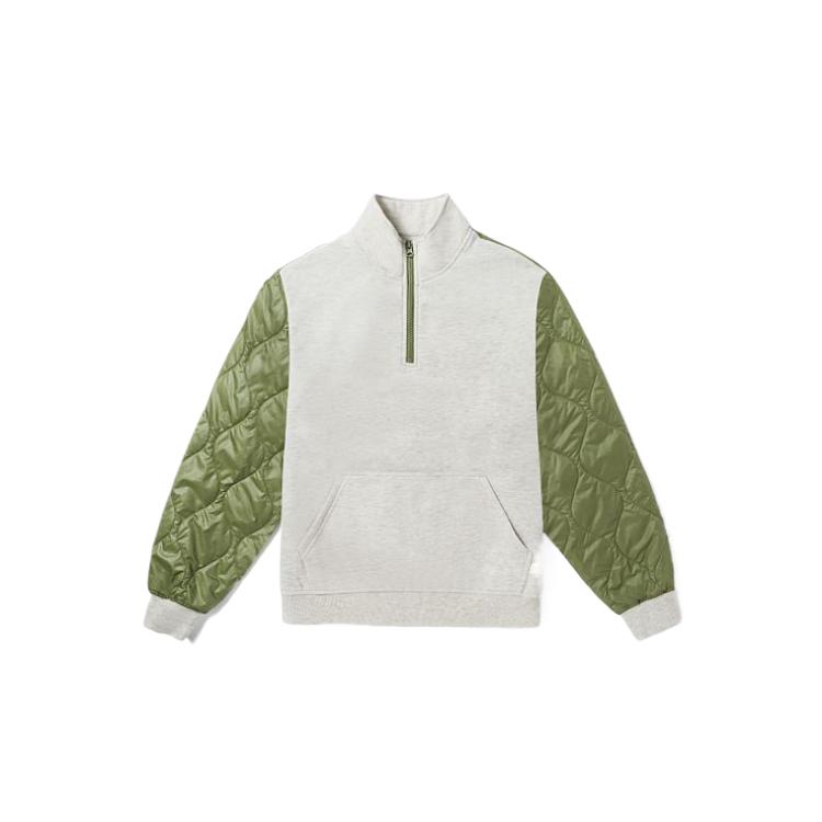 Vans Женский пуловер-толстовка белого и зеленого цвета
Vans Женский пуловер-толстовка белого и зеленого цвета