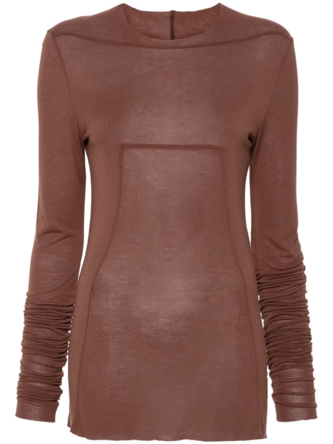 Rick Owens футболка Edfu, коричневый 
Rick Owens футболка Edfu, коричневый