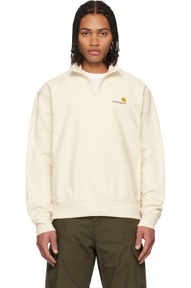 Carhartt Work In Progress Толстовка Off-White с застежкой-молнией до середины груди и надписью в американском стиле, Белый, Carhartt Work In Progress Толстовка Off-White с застежкой-молнией до середины груди и надписью в американском стиле
Carhartt Work In Progress Толстовка Off-White с застежкой-молнией до середины груди и надписью в американском стиле, Белый, Carhartt Work In Progress Толстовка Off-White с застежкой-молнией до середины груди и надписью в американском стиле