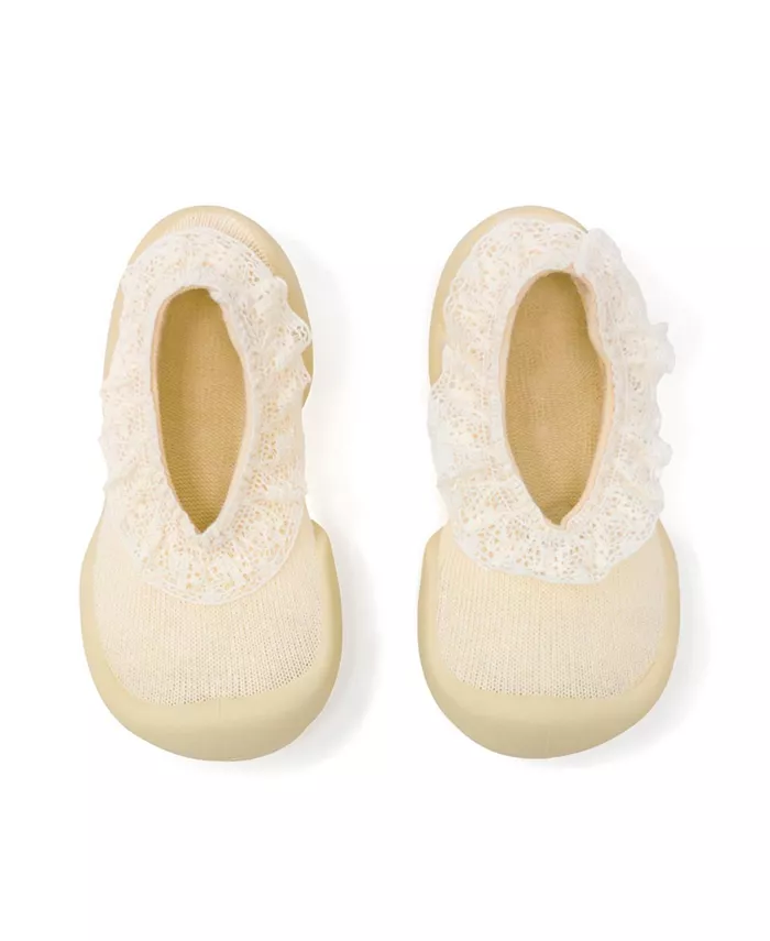 Первые пинетки-носочки для девочек - Sweet Latte Lace Komuello, коричневый/бежевый
Первые пинетки-носочки для девочек - Sweet Latte Lace Komuello, коричневый/бежевый