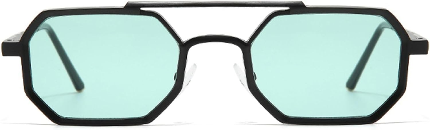 Мужские солнцезащитные очки в стиле ретро с двойной перемычкой, многоугольные, квадратной формы, прозрачные, с градиентом цвета океана, женские очки в металлической оправе, размер N45 mincl, C6
Мужские солнцезащитные очки в стиле ретро с двойной перемычкой, многоугольные, квадратной формы, прозрачные, с градиентом цвета океана, женские очки в металлической оправе, размер N45 mincl, C6