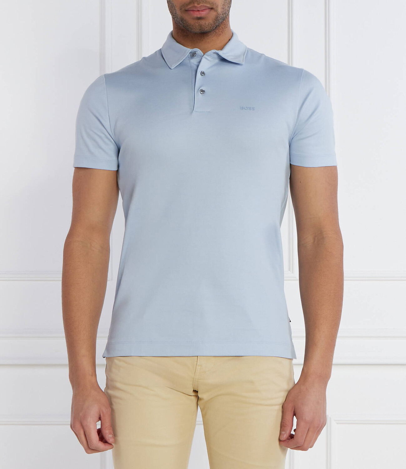 Поло BOSS BLACK Palosh Slim Fit, небесно-голубой
Поло BOSS BLACK Palosh Slim Fit, небесно-голубой