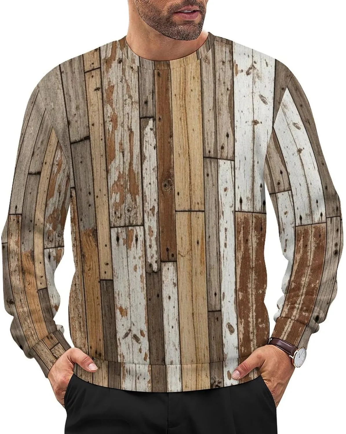 Мужской классический пуловер с длинными рукавами и круглым вырезом Meaudiwes
Мужской классический пуловер с длинными рукавами и круглым вырезом Meaudiwes