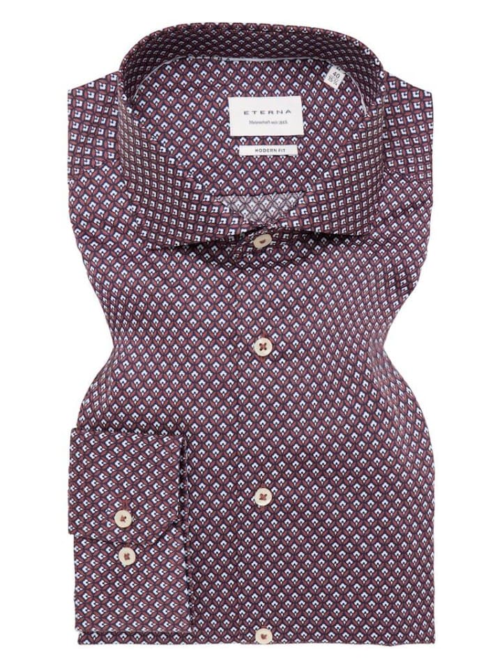 Рубашка Eterna Langarmhemd, красный
Рубашка Eterna Langarmhemd, красный