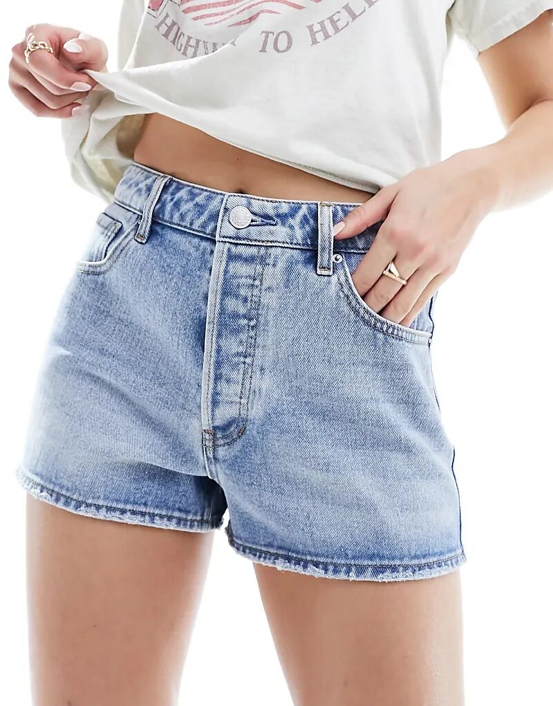Фестивальные джинсовые шорты PacSun с высокой посадкой в цвете индиго среднего тона
Фестивальные джинсовые шорты PacSun с высокой посадкой в цвете индиго среднего тона