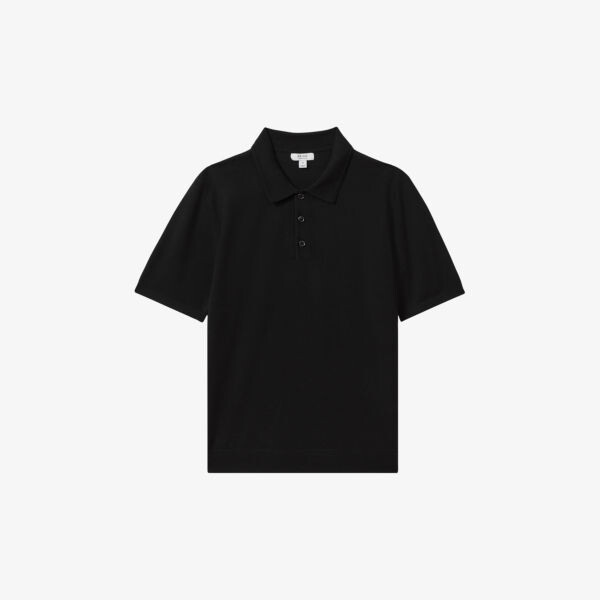 Рубашка-Поло Manor облегающего кроя из мериносовой шерсти с застежкой на полпуговицы Reiss, черный
Рубашка-Поло Manor облегающего кроя из мериносовой шерсти с застежкой на полпуговицы Reiss, черный