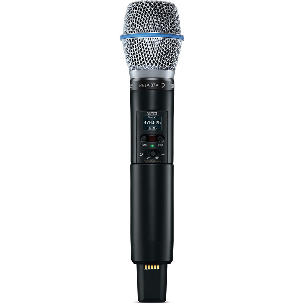 Беспроводной передатчик Shure SLXD2/B87A Digital Wireless Handheld SLXD2/B87A-H55
Беспроводной передатчик Shure SLXD2/B87A Digital Wireless Handheld SLXD2/B87A-H55