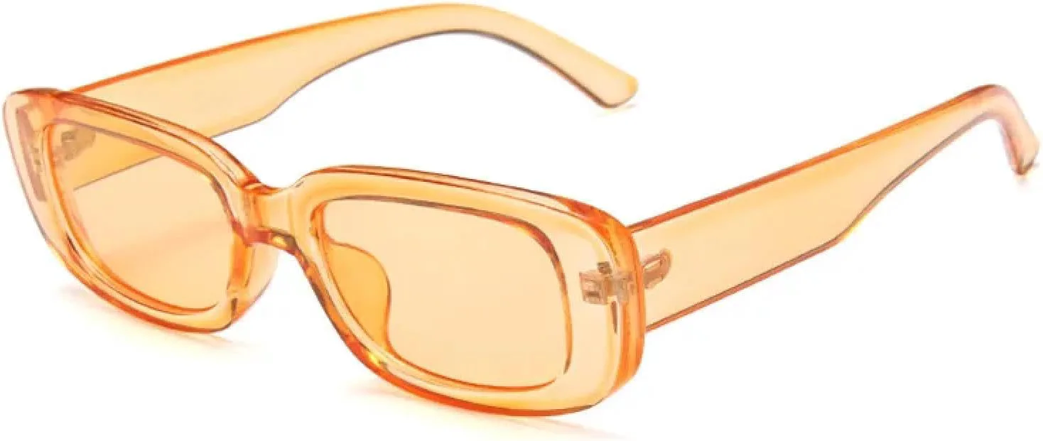 Винтажные прямоугольные солнцезащитные очки для женщин, модные очки с эффектом океанической пленки, мужские очки с защитой от УФ-излучения UV400 TVTBBVV, Clear Orange
Винтажные прямоугольные солнцезащитные очки для женщин, модные очки с эффектом океанической пленки, мужские очки с защитой от УФ-излучения UV400 TVTBBVV, Clear Orange