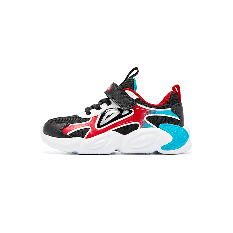 Детские кроссовки для детей от 3 до 7 лет QIAODAN, черный/красный 
Детские кроссовки для детей от 3 до 7 лет QIAODAN, черный/красный