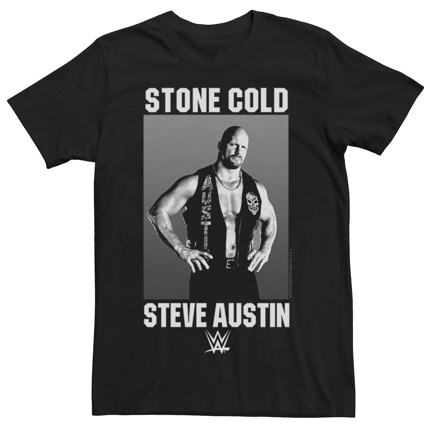 Мужская футболка WWE Stone Cold Steve Austin BW с плакатом Licensed Character
Мужская футболка WWE Stone Cold Steve Austin BW с плакатом Licensed Character