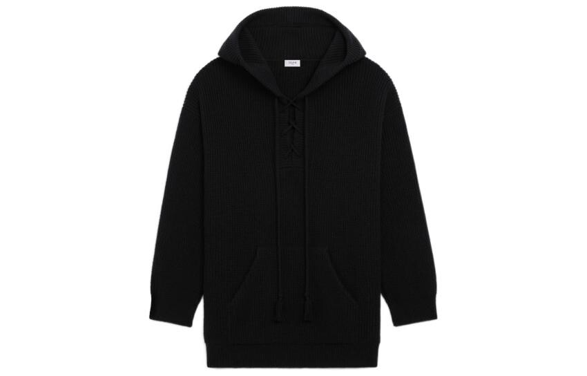 SS22 Мужские роскошные толстовки с капюшоном черного цвета Celine, черный