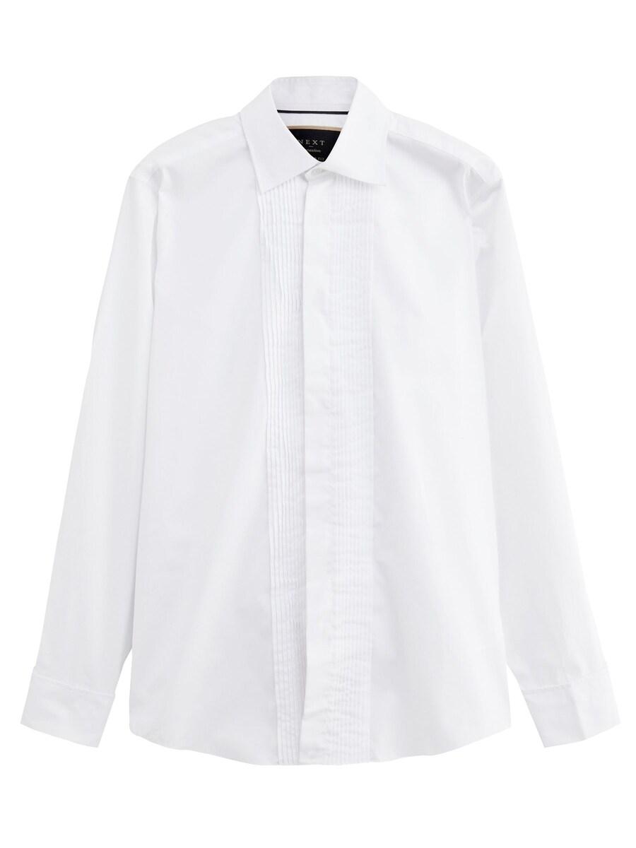 Рубашка обычного кроя на пуговицах Next, белый
Рубашка обычного кроя на пуговицах Next, белый