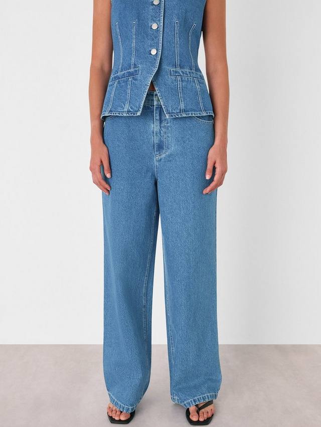 расслабленные джинсы прямого кроя Whistles, Blue
расслабленные джинсы прямого кроя Whistles, Blue