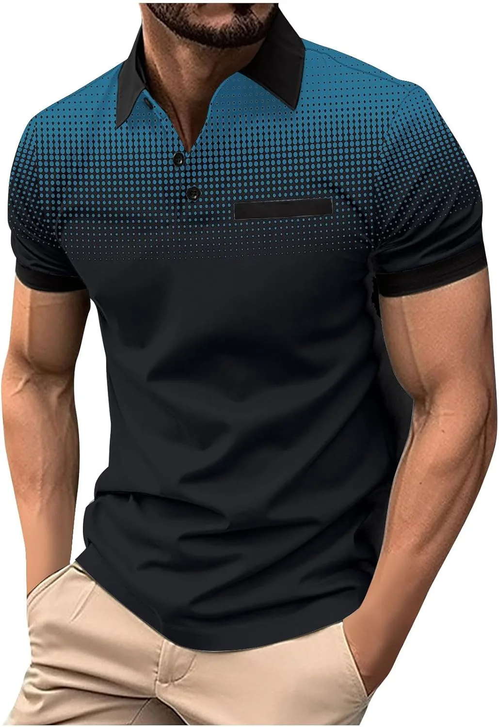 Мужская футболка с коротким рукавом и градиентом Regular Fit
Мужская футболка с коротким рукавом и градиентом Regular Fit