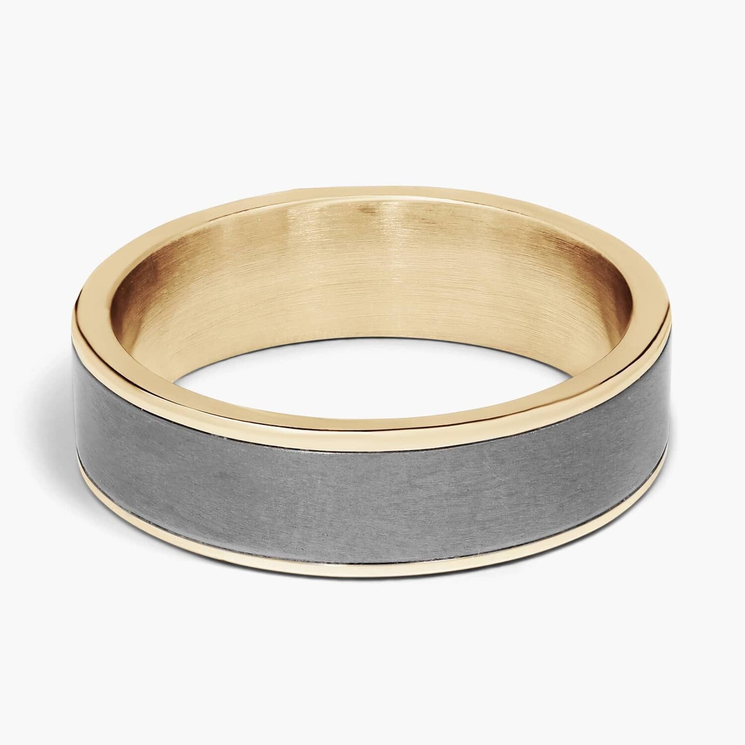 Обручальное кольцо с двухцветной инкрустацией танталом из 14-каратного желтого золота (6,5 мм) Blue Nile
Обручальное кольцо с двухцветной инкрустацией танталом из 14-каратного желтого золота (6,5 мм) Blue Nile
