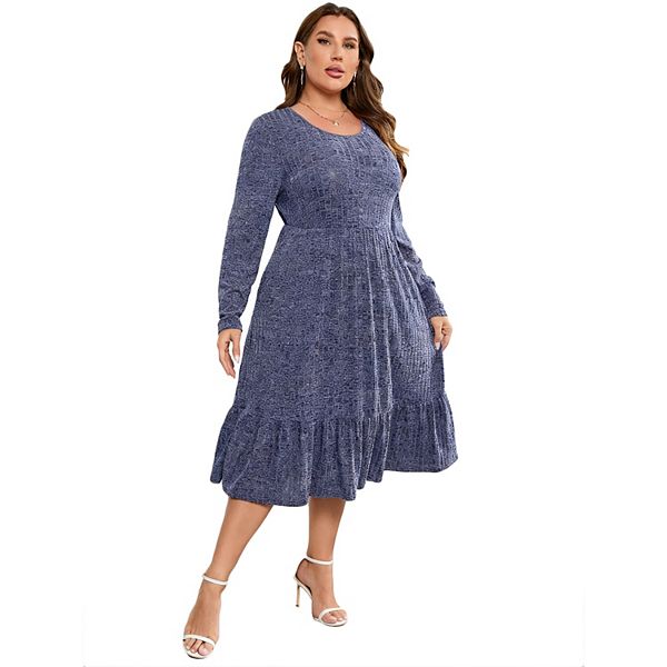 Женские брюки plus size с ребристым трикотажем, круглым вырезом и боковыми карманами 17x Elitespirit, Blue
Женские брюки plus size с ребристым трикотажем, круглым вырезом и боковыми карманами 17x Elitespirit, Blue