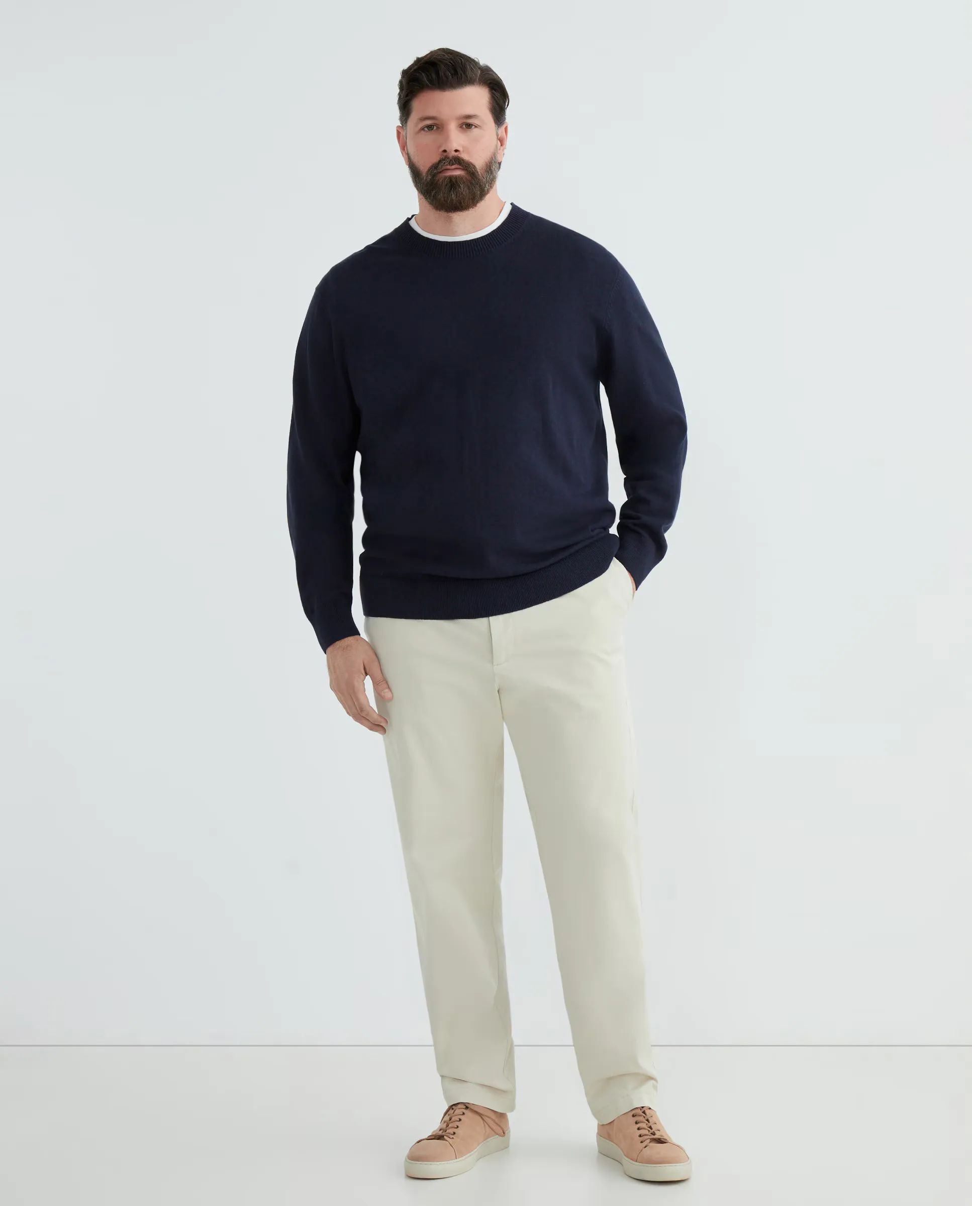 Базовый джемпер с круглым вырезом для мужчин больших размеров Dustin, темно-синий
Базовый джемпер с круглым вырезом для мужчин больших размеров Dustin, темно-синий