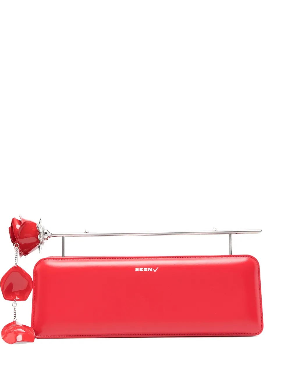 Клатч с розовым декором Seen Users, красный
Клатч с розовым декором Seen Users, красный