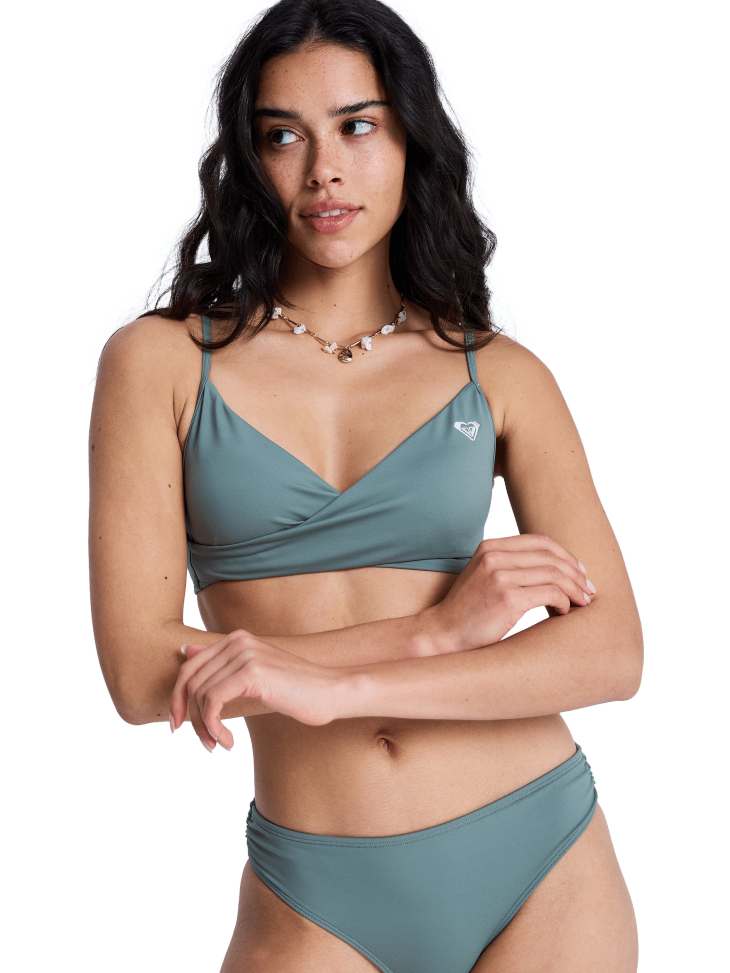 ROXY Футболка-бикини топ 'Solid Essentials' в изумрудном цвете
ROXY Футболка-бикини топ 'Solid Essentials' в изумрудном цвете