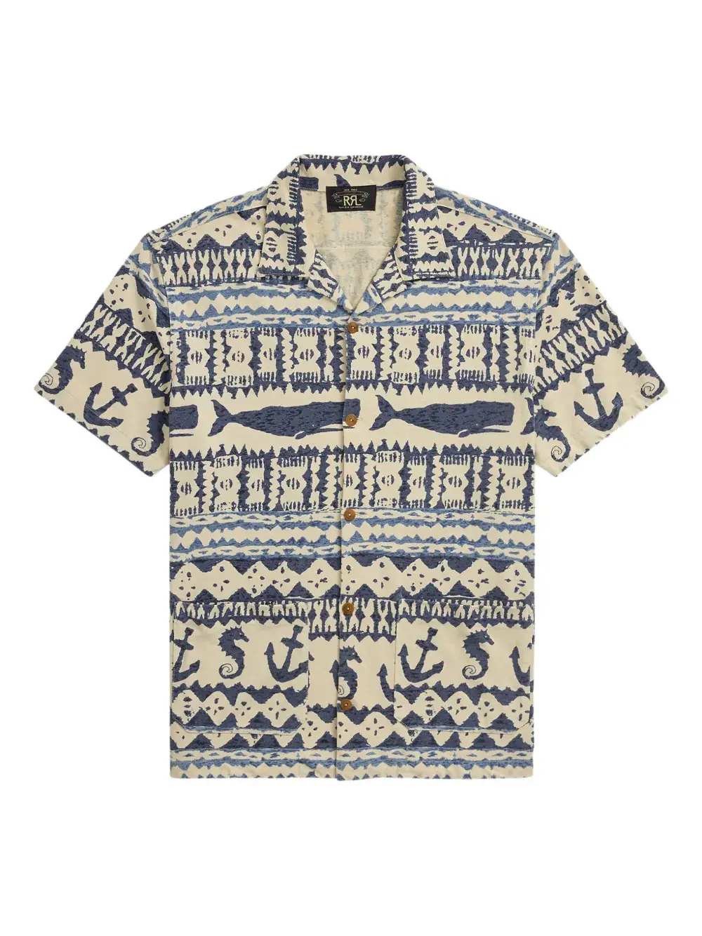 Рубашка с короткими рукавами и принтом Ralph Lauren RRL, нейтральный
Рубашка с короткими рукавами и принтом Ralph Lauren RRL, нейтральный