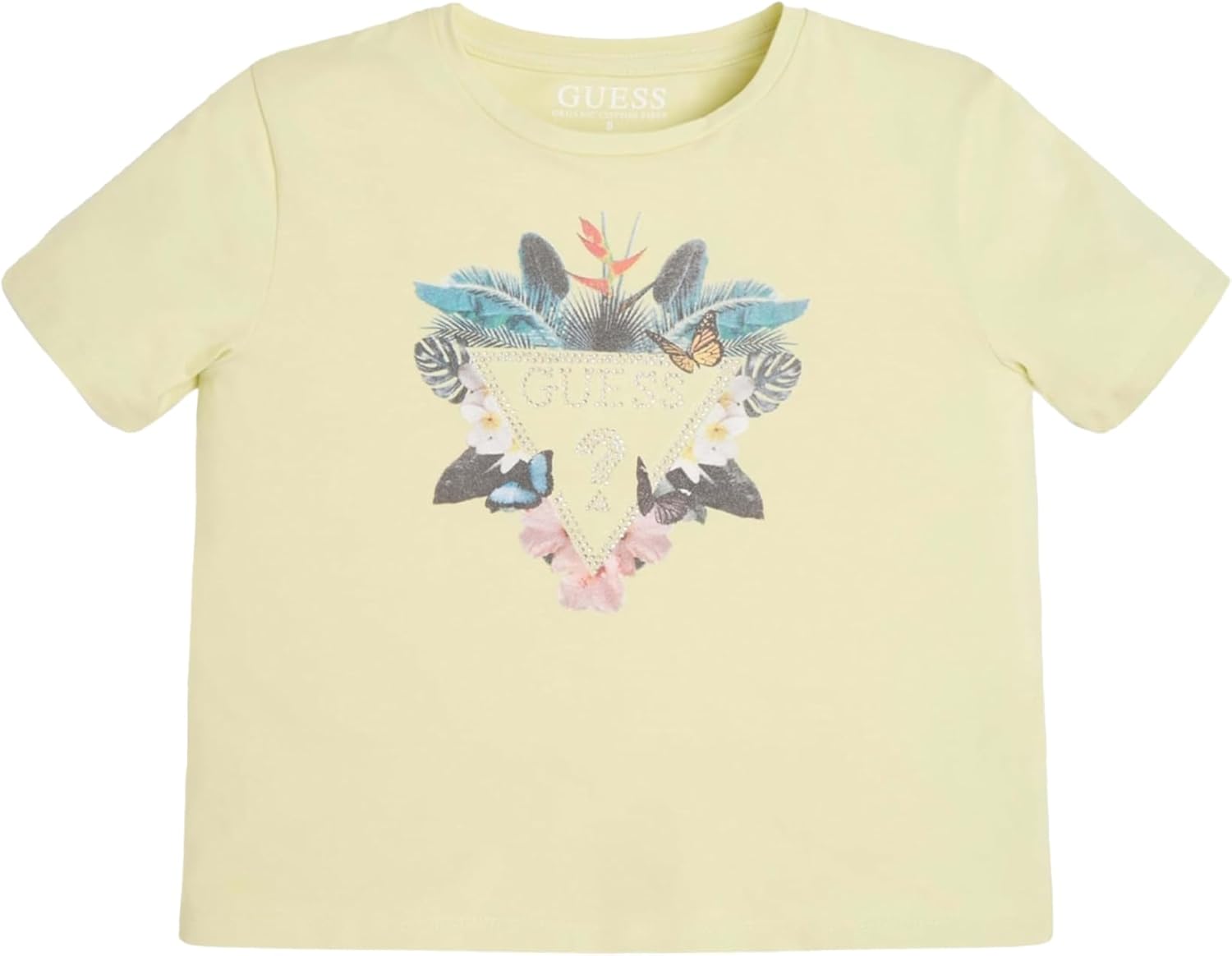 Футболка миди из органического трикотажа с логотипом из страз для девочек GUESS, Lavish Lime
Футболка миди из органического трикотажа с логотипом из страз для девочек GUESS, Lavish Lime