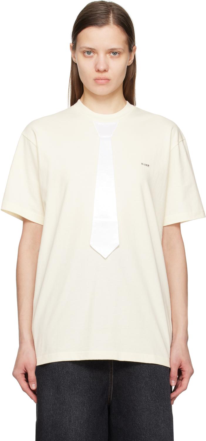 Футболка Off-White с завязкой на шее Pushbutton
Футболка Off-White с завязкой на шее Pushbutton