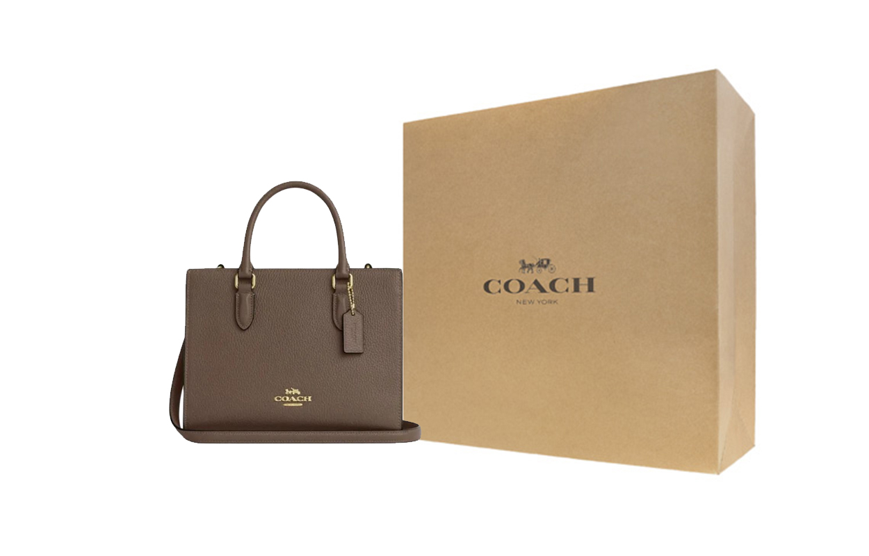 COACH Сумка тоут Maggie Cow из кожи 
COACH Сумка тоут Maggie Cow из кожи