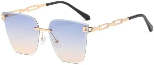 Большие солнцезащитные очки 2027 года для женщин, модные женские солнцезащитные очки без оправы, серые, для вождения, защита от УФ-излучения UV400 MTZJH, Blue Brown
Большие солнцезащитные очки 2027 года для женщин, модные женские солнцезащитные очки без оправы, серые, для вождения, защита от УФ-излучения UV400 MTZJH, Blue Brown