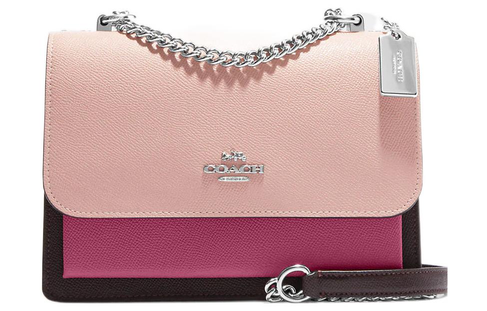 COACH Кожаная квадратная сумка через плечо женская розовая
COACH Кожаная квадратная сумка через плечо женская розовая