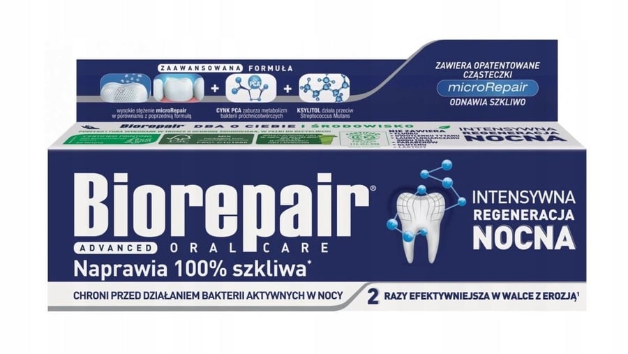 Зубная паста BIOREPAIR Интенсивная ночная регенерация 75 мл
Зубная паста BIOREPAIR Интенсивная ночная регенерация 75 мл