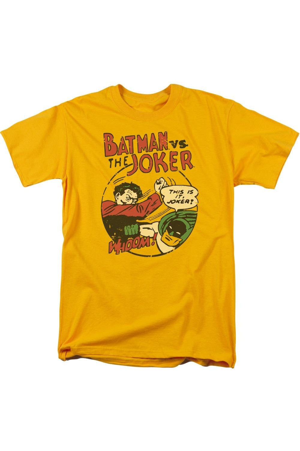 Футболка с коротким рукавом для взрослых DC Comics Grudge Match Gildan, золотой
Футболка с коротким рукавом для взрослых DC Comics Grudge Match Gildan, золотой