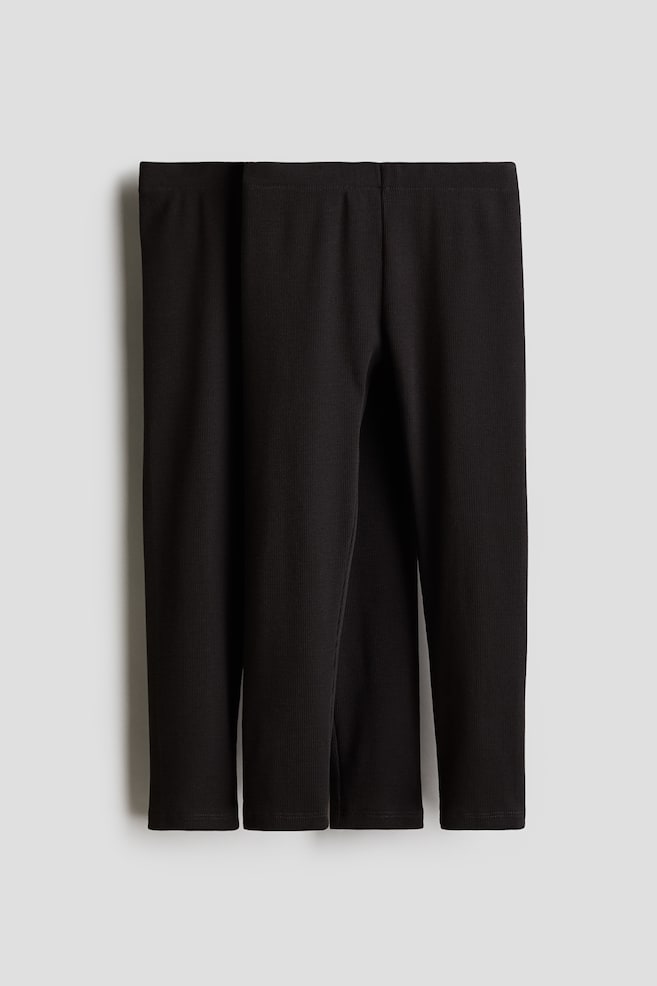 Упаковка из 2 шт. трикотажных леггинсов из хлопка пима H&M, черный
Упаковка из 2 шт. трикотажных леггинсов из хлопка пима H&M, черный