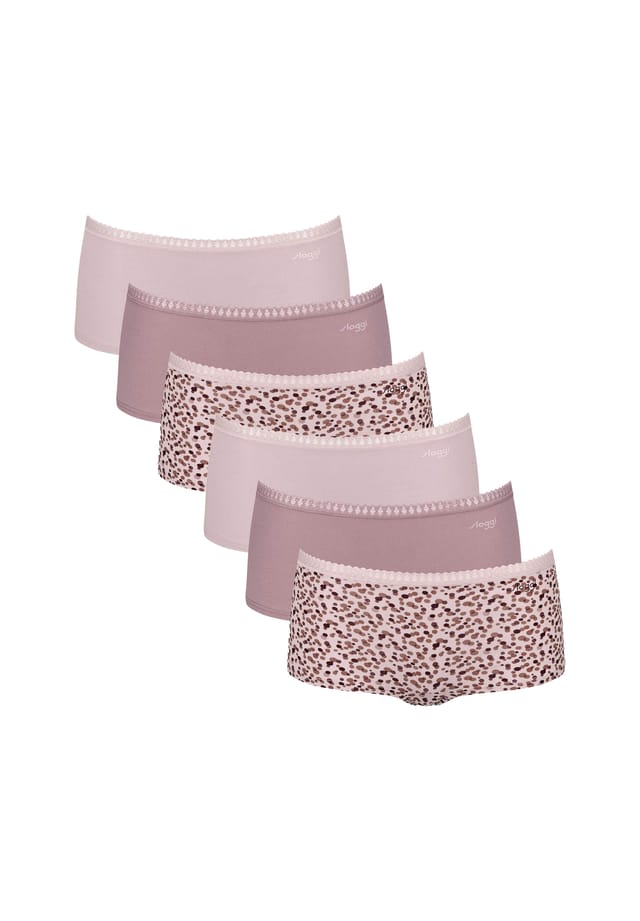 Трусики 6 шт. в упаковке - короткие трусы c6p из эластичного хлопка Sloggi, розовый
Трусики 6 шт. в упаковке - короткие трусы c6p из эластичного хлопка Sloggi, розовый