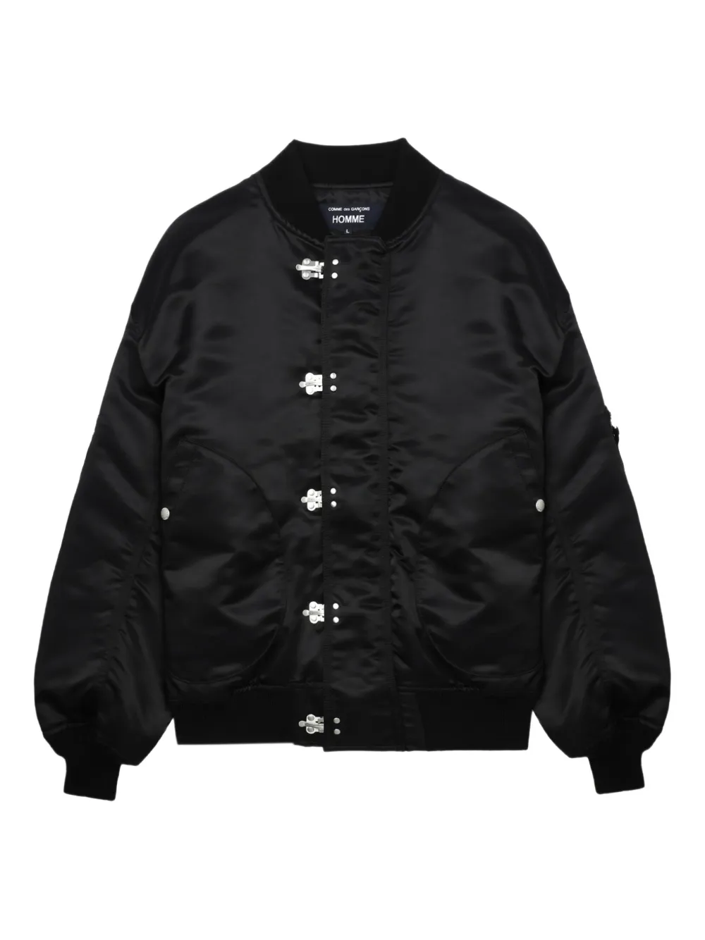 Атласный бомбер Comme Des Garçons Homme, черный
Атласный бомбер Comme Des Garçons Homme, черный