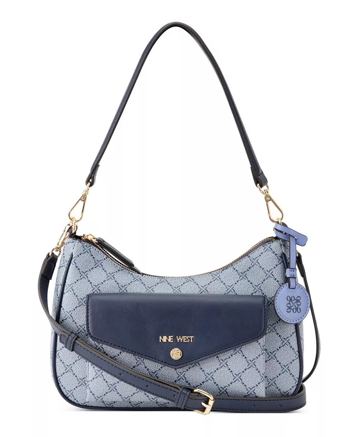 Сумка через плечо Caireann среднего размера Nine West, синий
Сумка через плечо Caireann среднего размера Nine West, синий