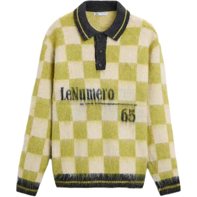 Футболка поло мужская жёлто-зелёная ZARA
Футболка поло мужская жёлто-зелёная ZARA