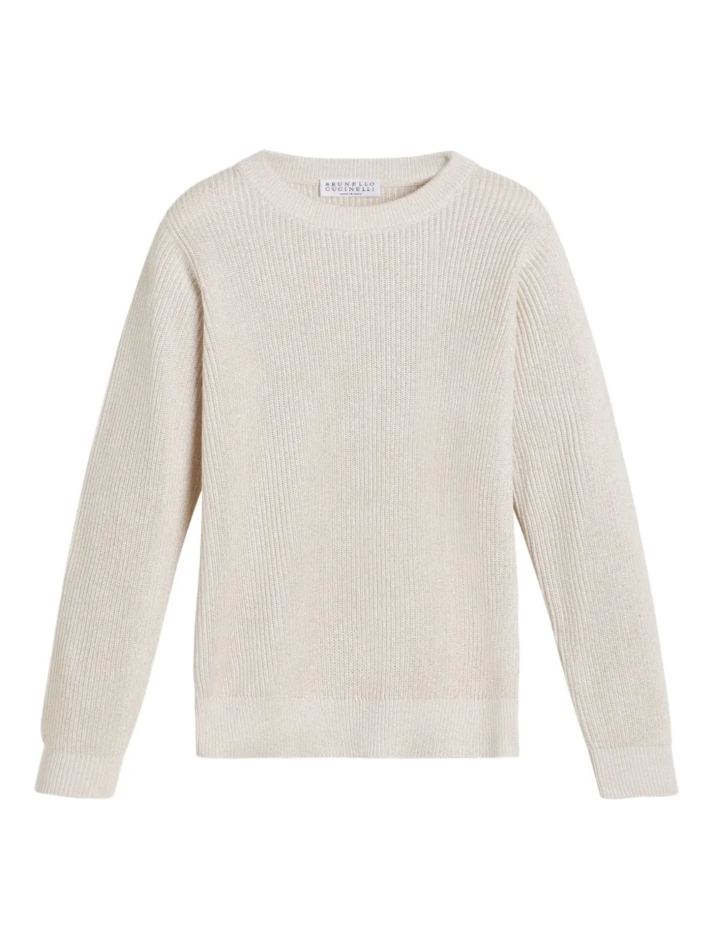 Джемпер с люрексом Brunello Cucinelli Kids, нейтральный
Джемпер с люрексом Brunello Cucinelli Kids, нейтральный