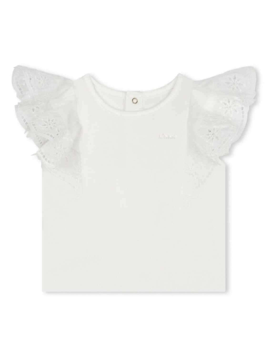 Chloé Kids блузка из органического хлопка с вышивкой, белый
Chloé Kids блузка из органического хлопка с вышивкой, белый