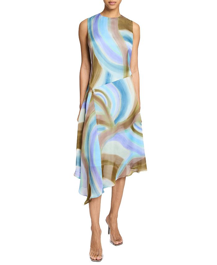 Платье миди CECILIA без рукавов с абстрактным вихревым принтом и асимметричным подолом Santorelli, мультиколор
Платье миди CECILIA без рукавов с абстрактным вихревым принтом и асимметричным подолом Santorelli, мультиколор