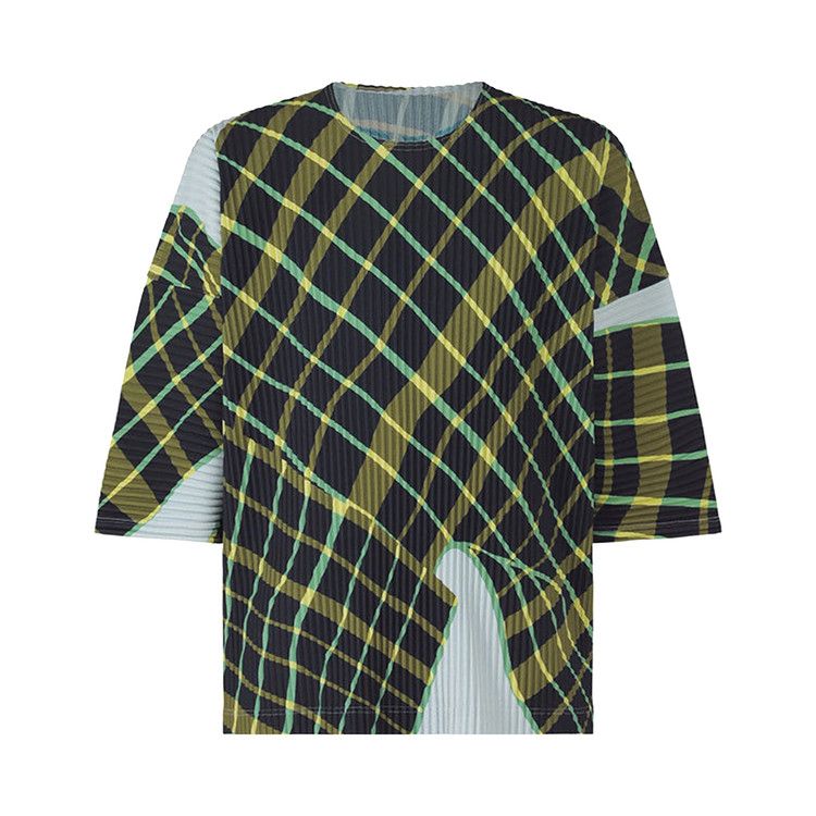 Футболка Homme Plissé Issey Miyake Windswept Plaid Short-Sleeve T-Shirt, Blue Grey
Футболка Homme Plissé Issey Miyake Windswept Plaid Short-Sleeve T-Shirt, Blue Grey