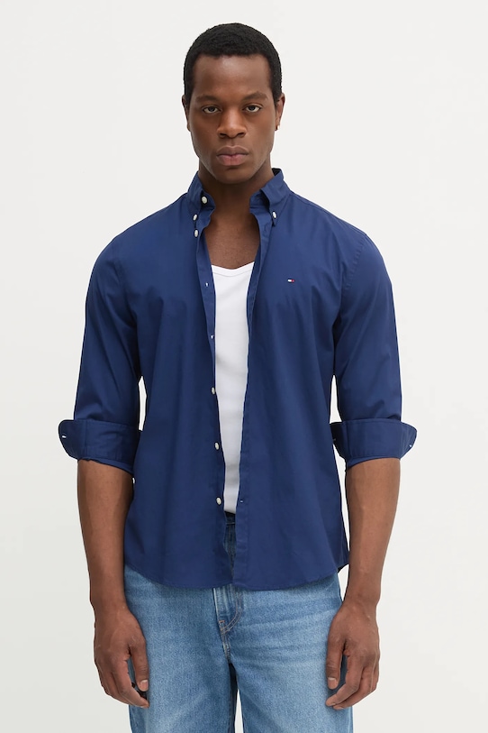 Хлопковая рубашка Tommy Hilfiger, темно-синий
Хлопковая рубашка Tommy Hilfiger, темно-синий