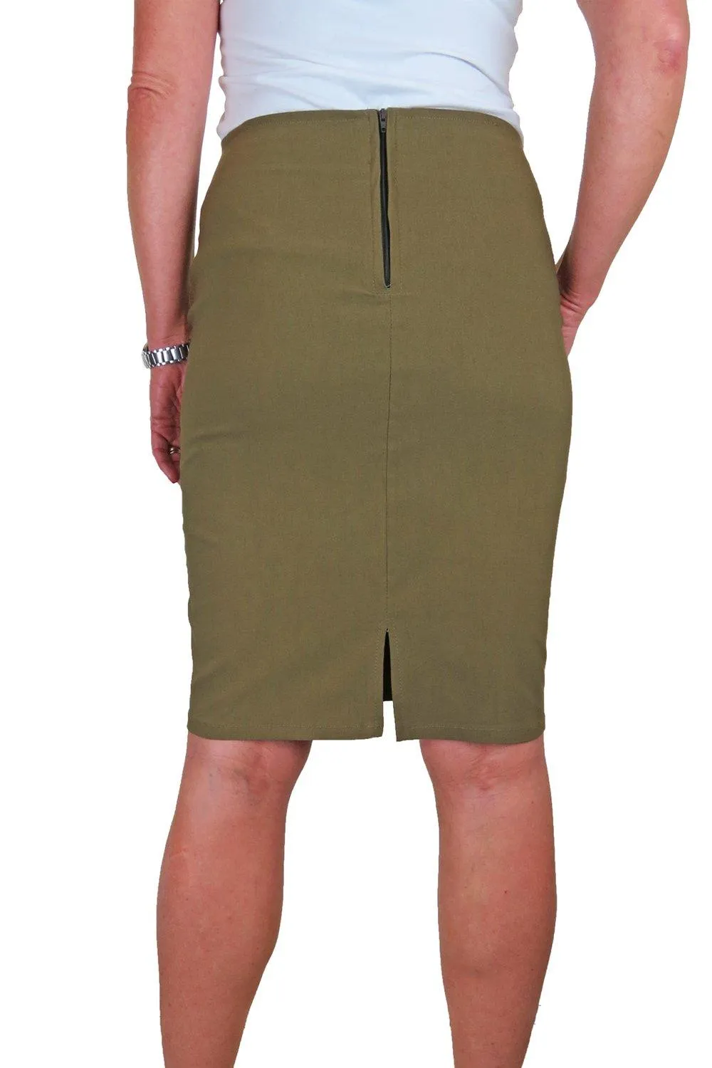 Облегающая юбка-карандаш стрейч Paulo Due, зеленый
Облегающая юбка-карандаш стрейч Paulo Due, зеленый