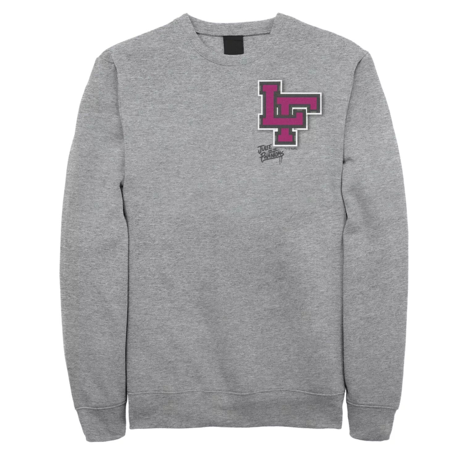 Мужской свитшот с логотипом Julie And The Phantoms LF на левой груди Licensed Character 
Мужской свитшот с логотипом Julie And The Phantoms LF на левой груди Licensed Character