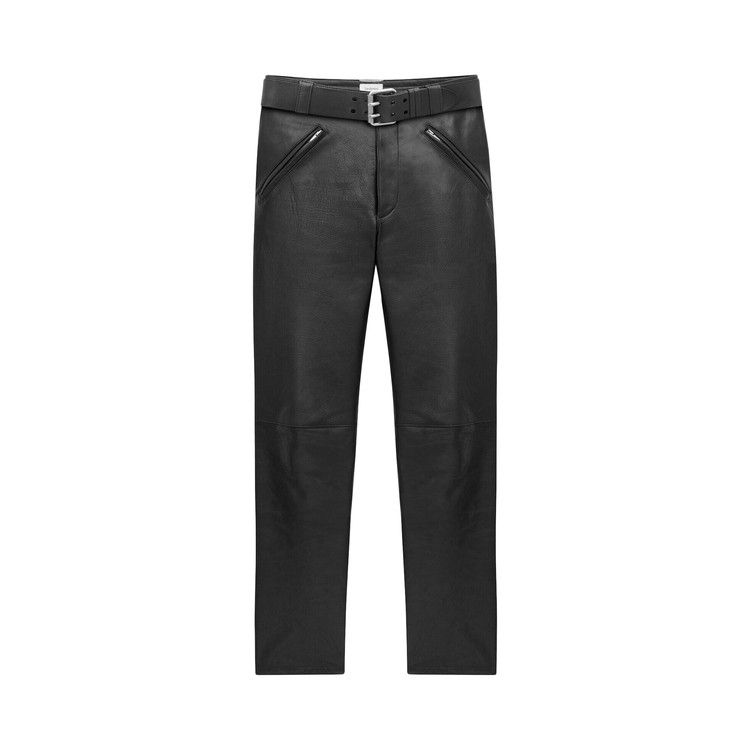 Брюки Saint Laurent Belted Pants In Grained Leather, Noir
Брюки Saint Laurent Belted Pants In Grained Leather, Noir