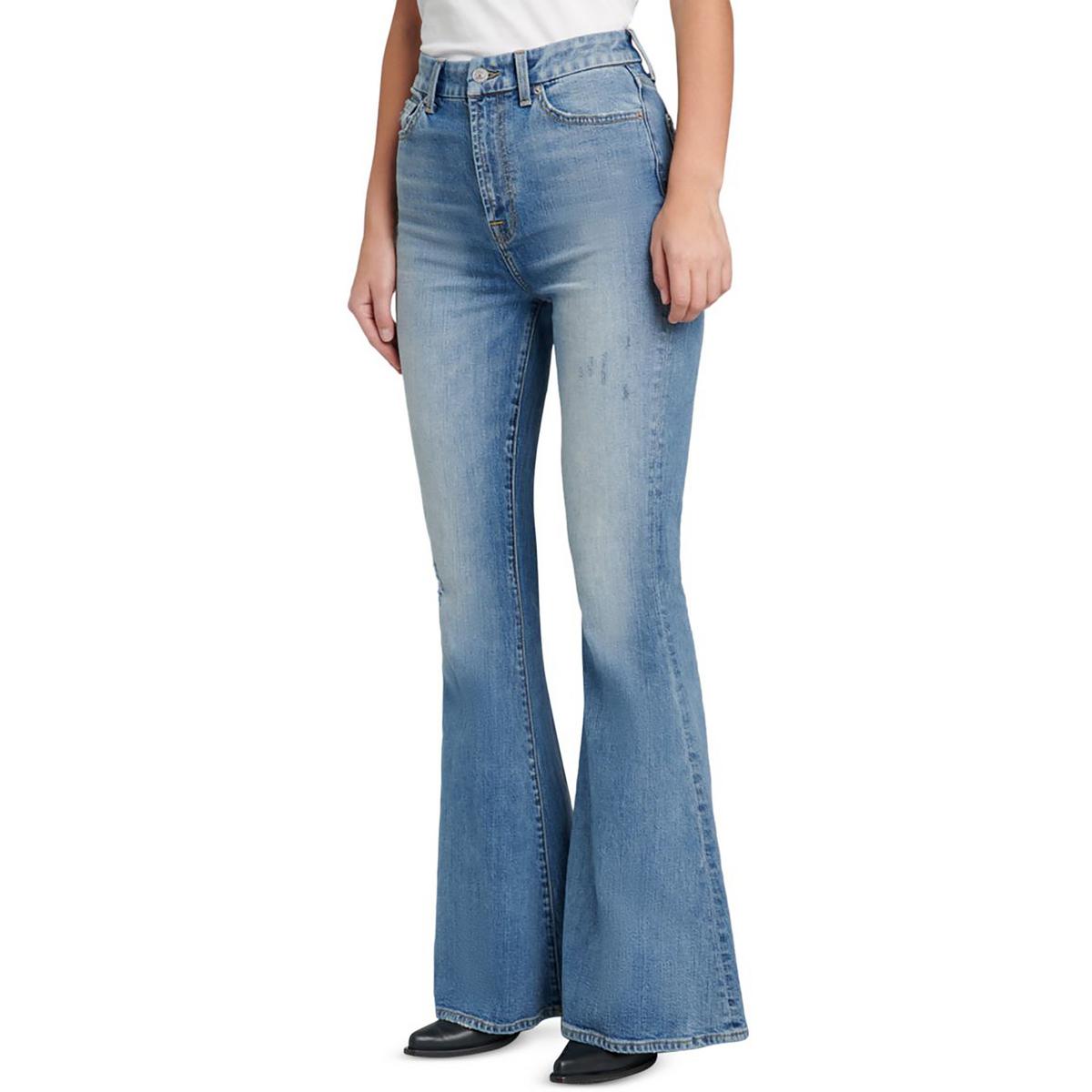 Женские джинсы с высокой посадкой, расклешенные и потертые Megaflare 7 For All Mankind, Maribel
Женские джинсы с высокой посадкой, расклешенные и потертые Megaflare 7 For All Mankind, Maribel